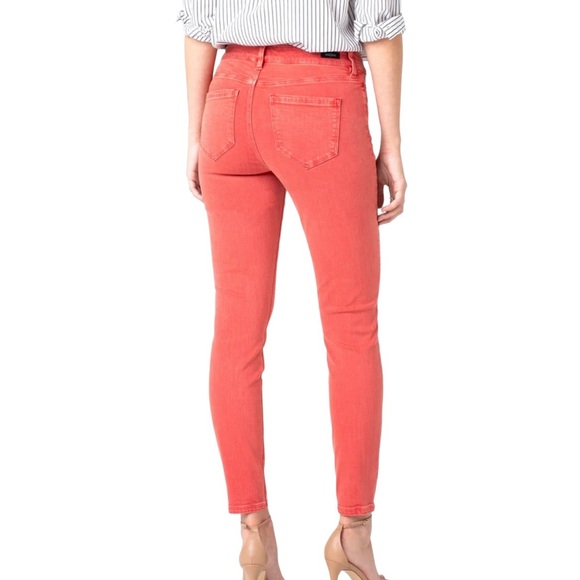 NEW LIVERPOOL JEANS COMPANY MINERAL RED PENNY ANKLE SKINNY SZ 4/27  LM2005WF NWT - Picture 3 of 13